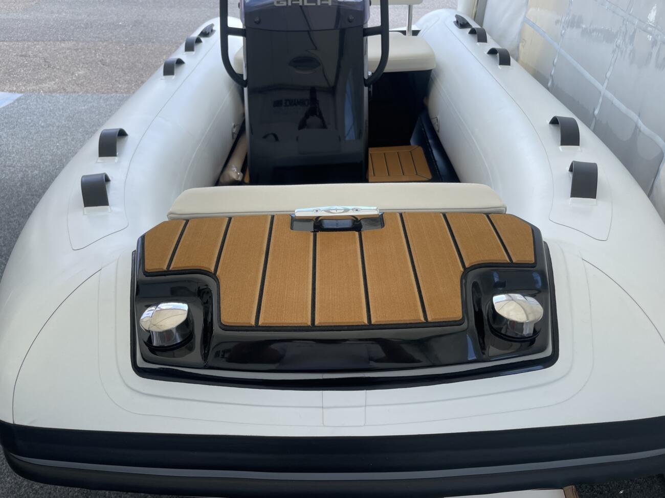 Gala atlantis a 300 hypalon deluxe tender ansicht bugbeschlag beleuchtung klampe