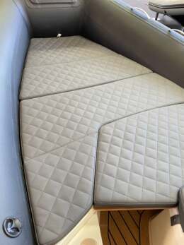 Schlauchboot mit polster sonnenliege luxus