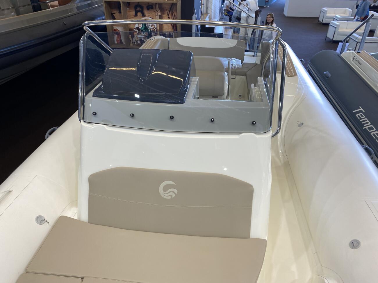 Capelli tempest te800 windschutzscheibe steuerstand