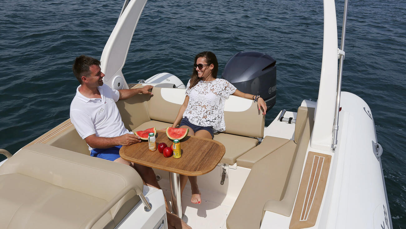 U sitzbank heck schlauchboot capelli