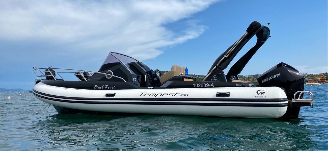 Capelli tempest te850wa black edition gardasee seitenansicht